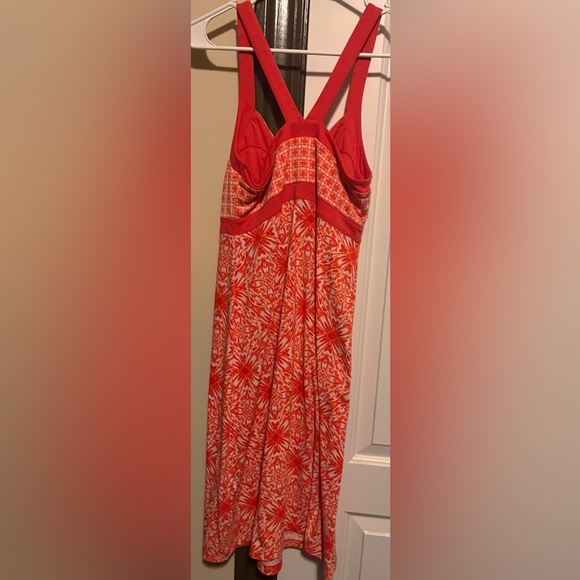 Dakini Orange Floral Tennis Dress - Picture 2 of 2